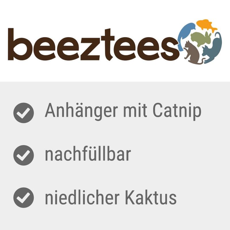 beeztees Katzenangel Kaktus Ides mit Katzenminze