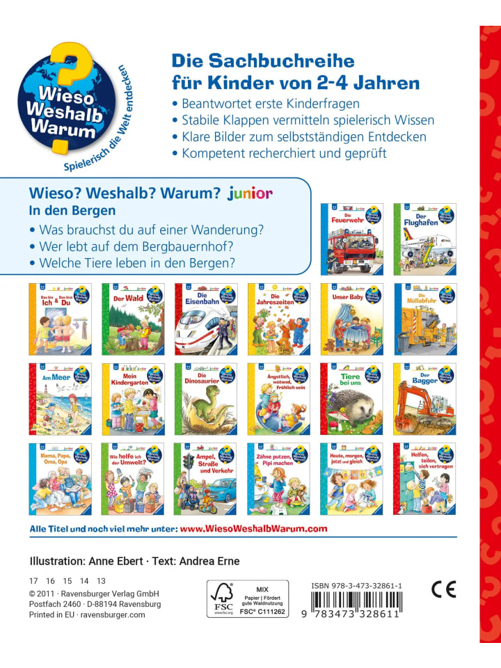 Ravensburger Wieso? Weshalb? Warum? junior, Band 42: In den Bergen günstig kaufen onesize
