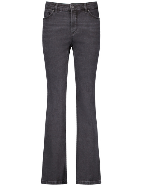 5-Pocket Jeans mit ausgestelltem Bein