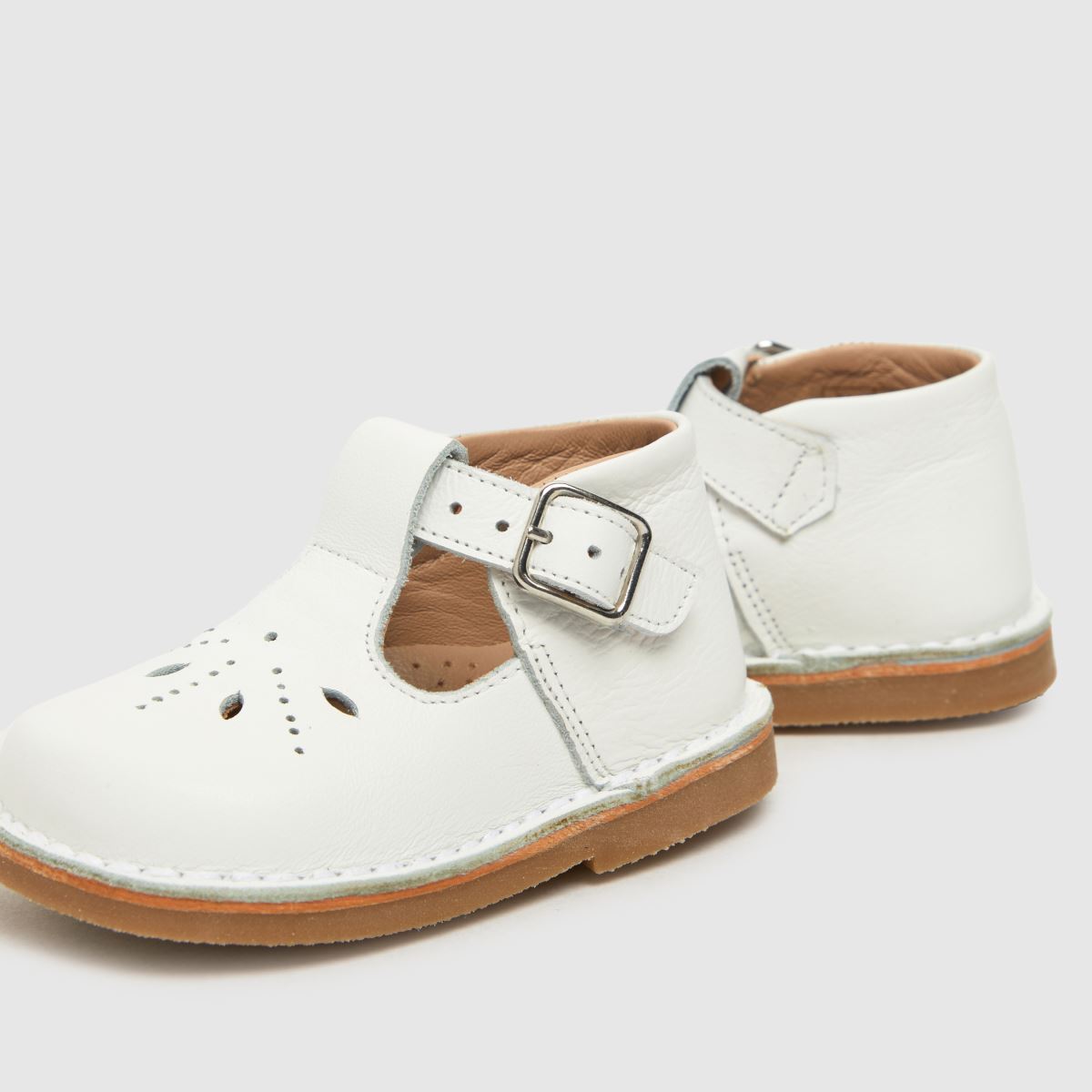 Schuh beli škornji za voziček Cleo za deklice