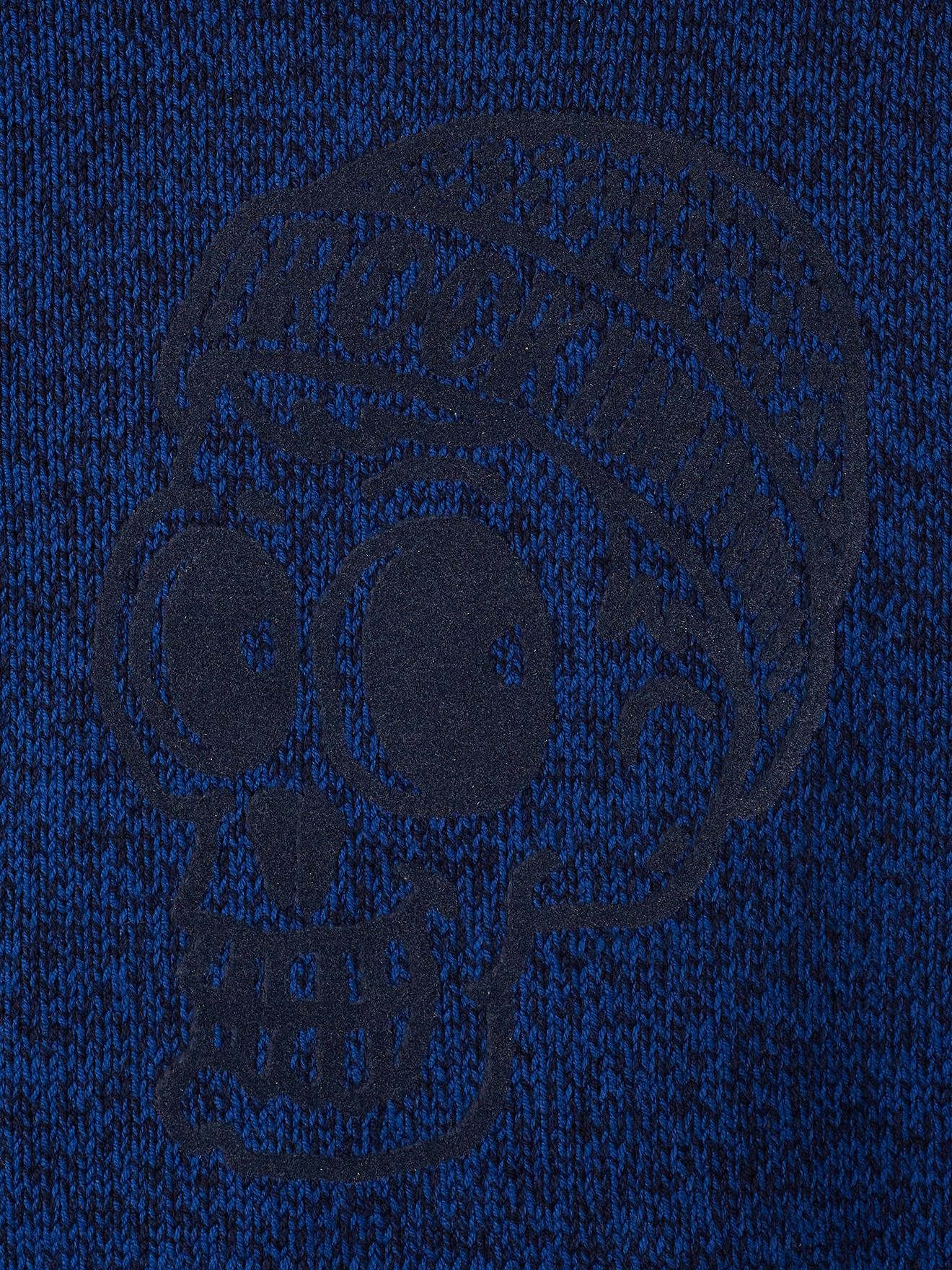 Vertbaudet Weicher Jungen Strickpullover Oeko-Tex - elektrisch blau