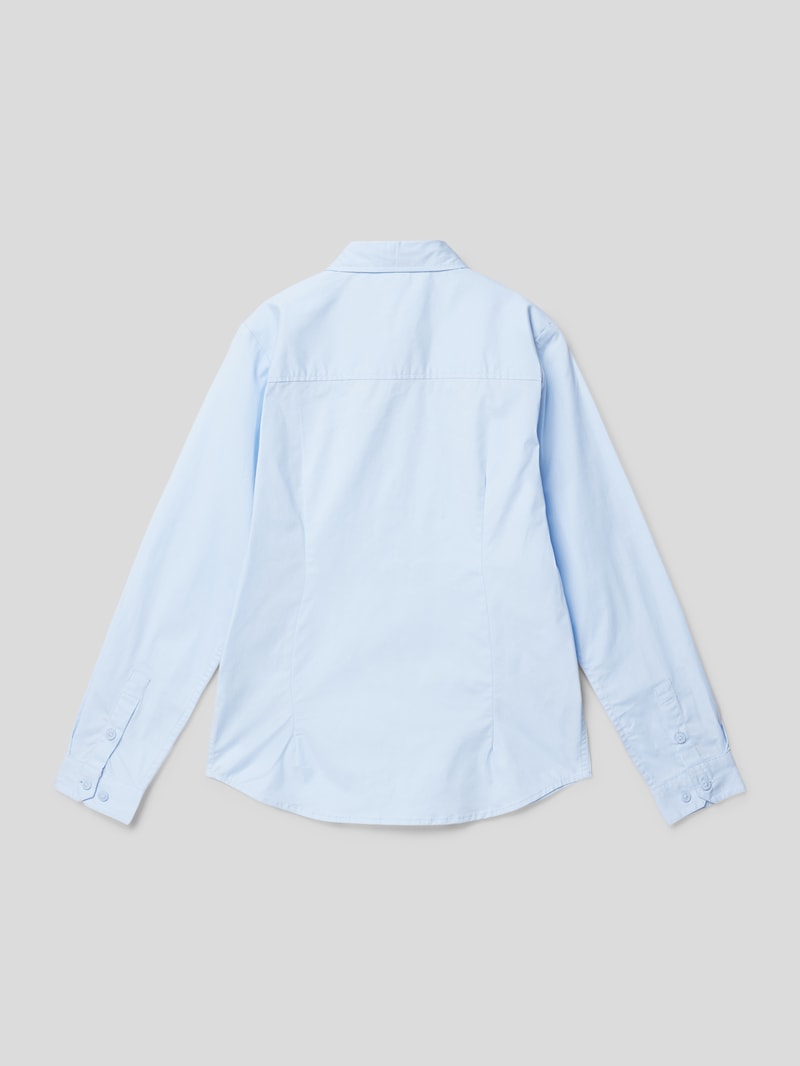 Hemd mit Kentkragen in bleu