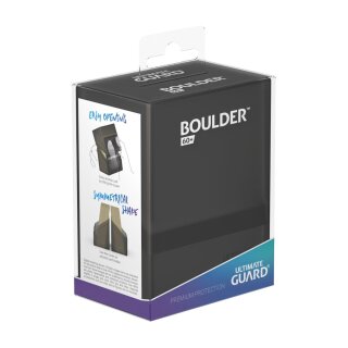Ultimate Guard Boulder Deck Case 60+ Standardgröße Onyx