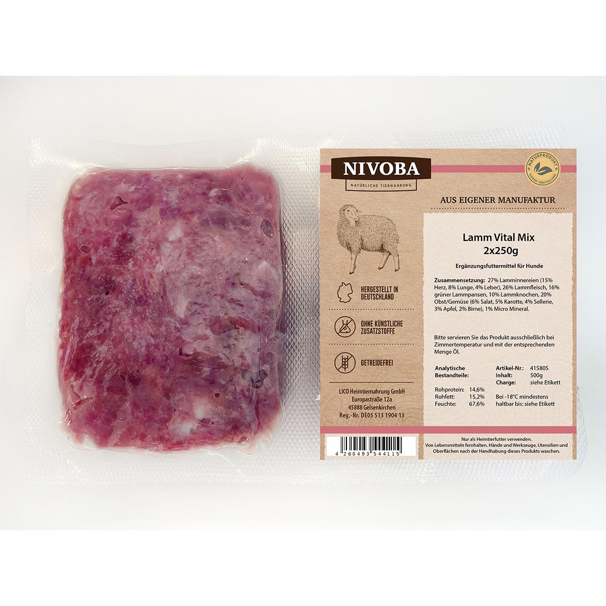 Nivoba Lamm Vital Mix günstig kaufen bei ZooRoyal