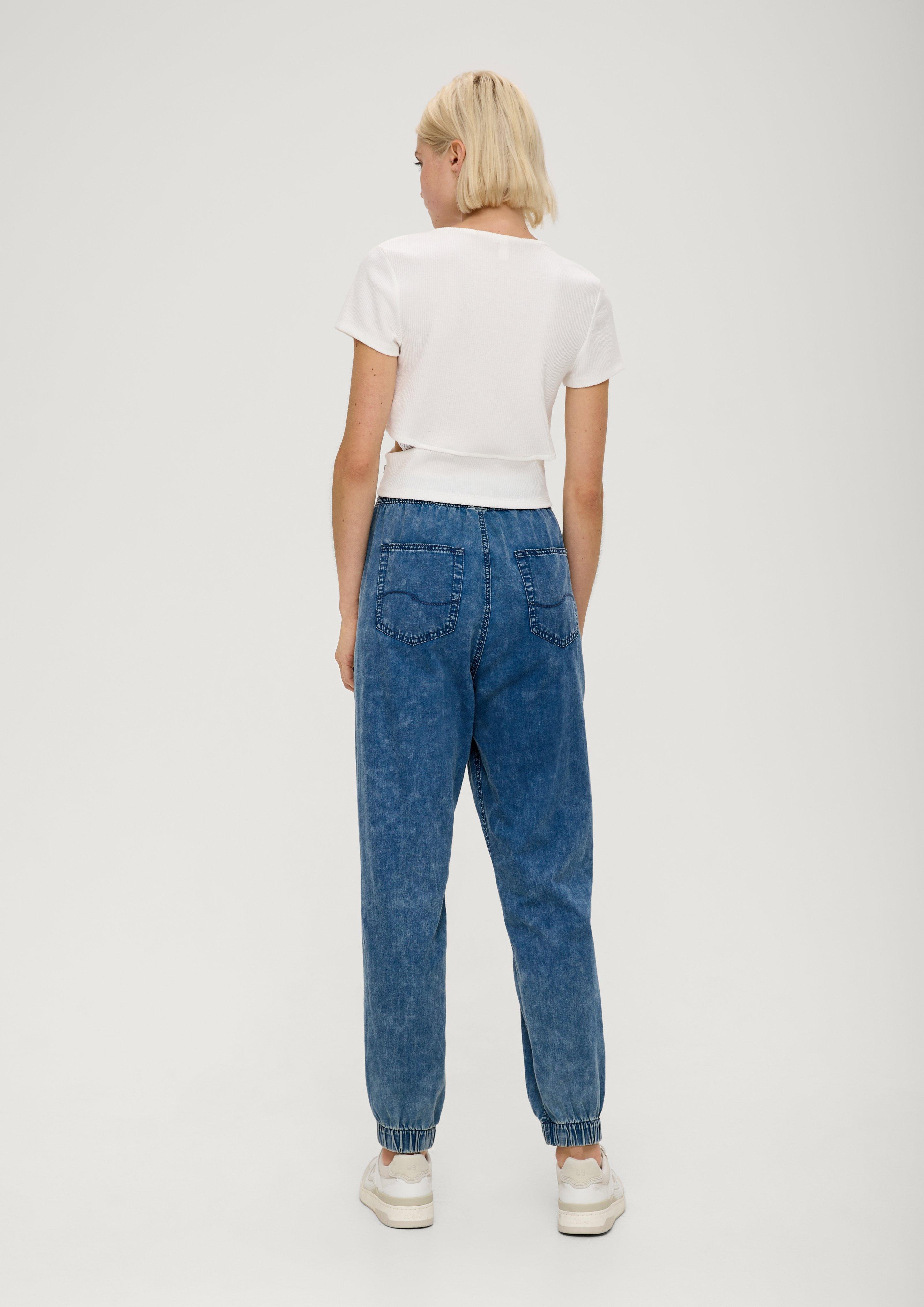 Ankle-Jeans / Relaxed Fit / High Rise / Semi Wide Leg  2131224-55Y2