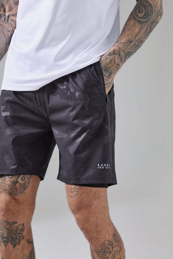 Tall Man Active Camouflage 2-in-1 Shorts