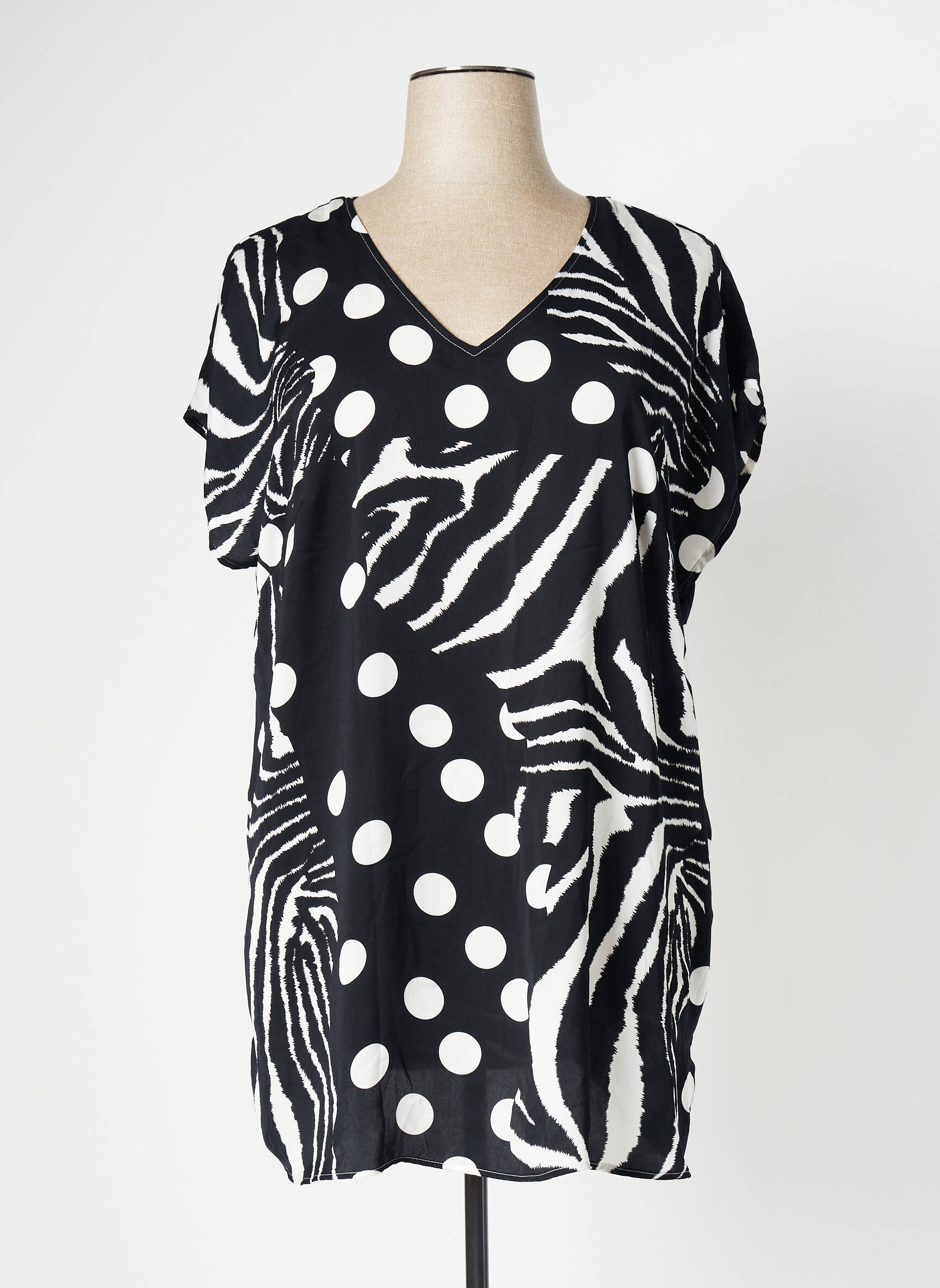 Claude De Saivre Tuniquemanchecourte Femme couleur noir