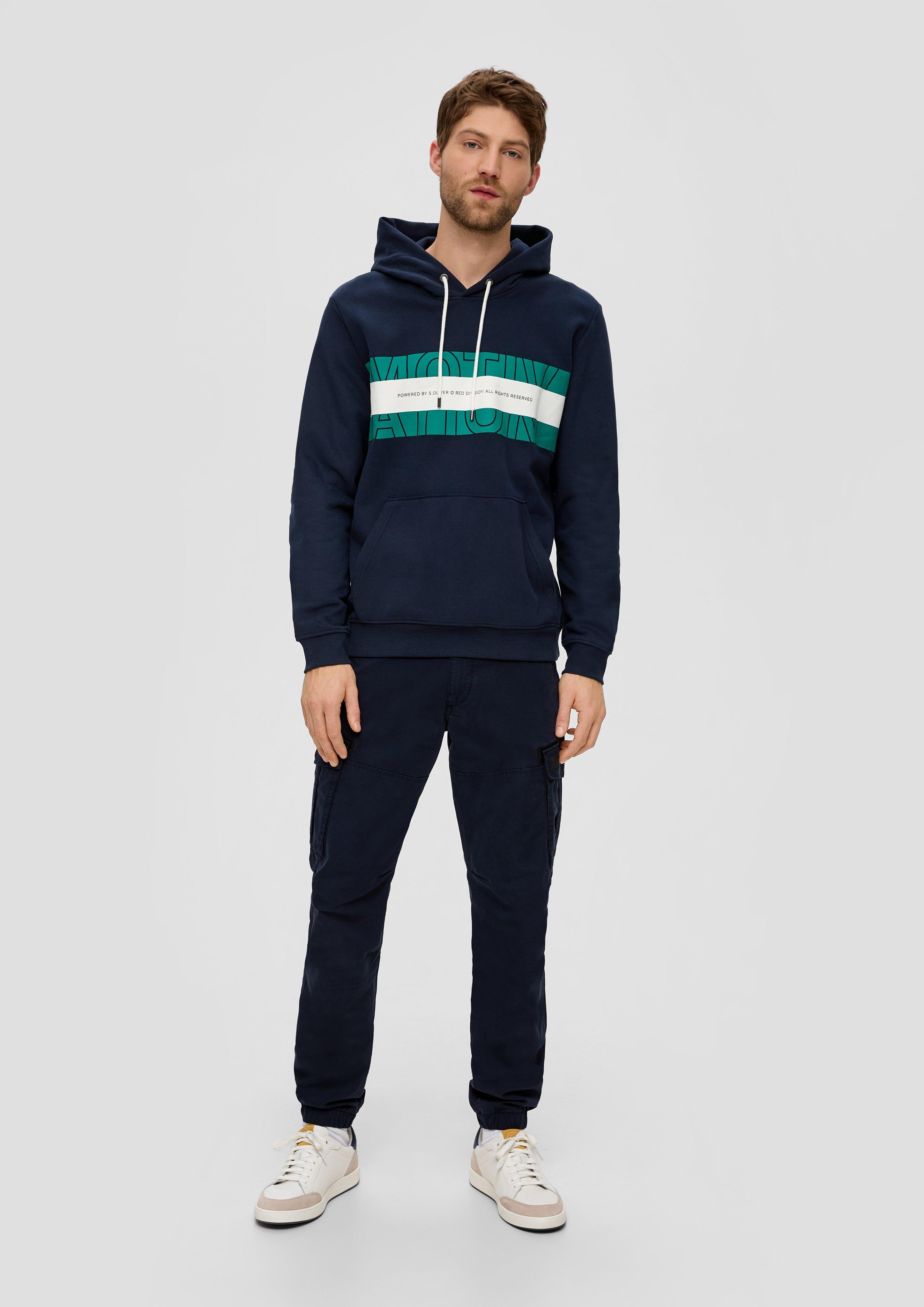 Kapuzenpullover mit Labelprint  2141490-59F1