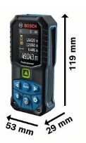 Laserový dálkoměr Bosch Blue 0601072U01 GLM 50-27 CG, nabíjecí baterie