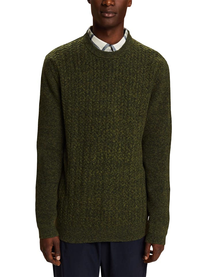 ESPRIT Pullover in Khaki günstig kaufen