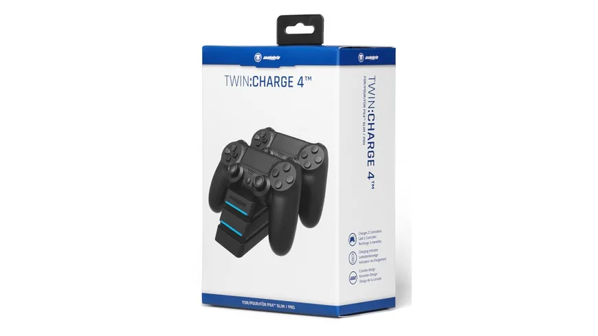 snakebyte PS4 Twin:Charge 4™ (black)