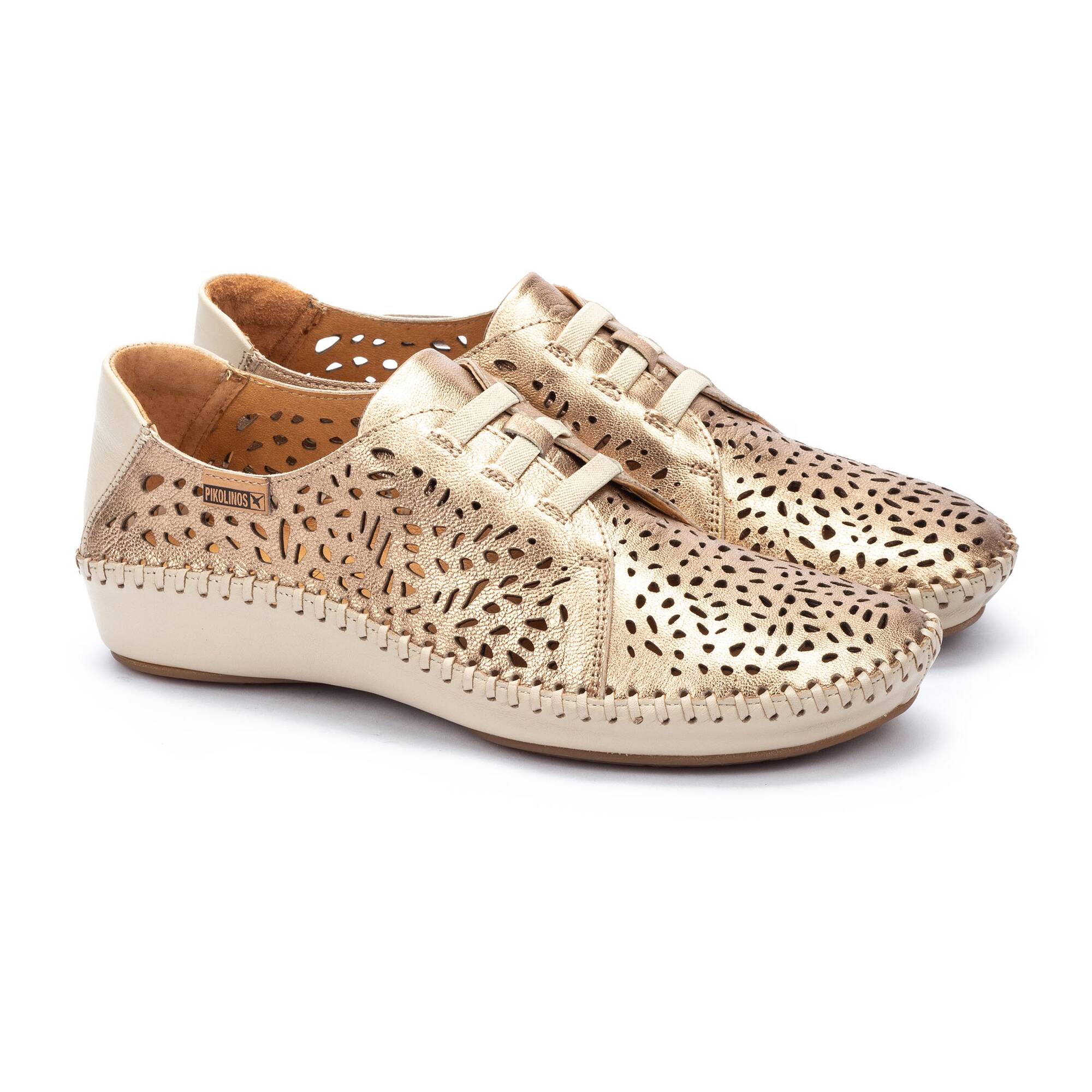 Buty damskie z gumką - SZAMPAN