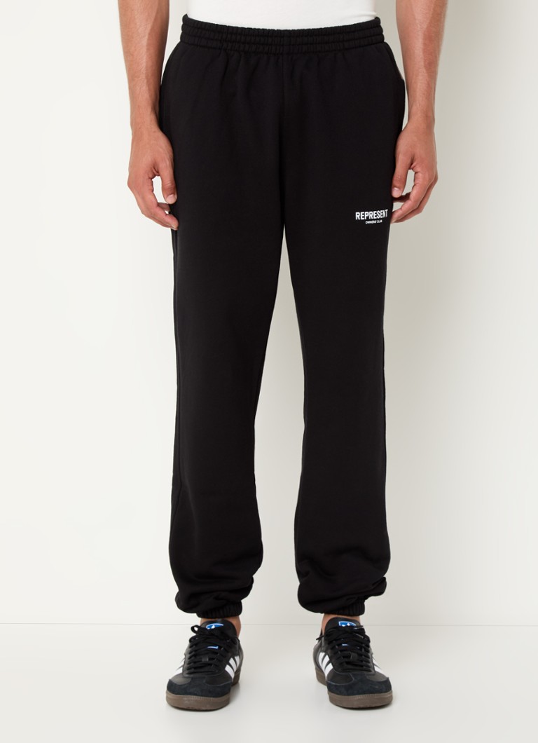 Pantaloni de jogging cu imprimeu Represent Owners Club cu logo și geantă laterală