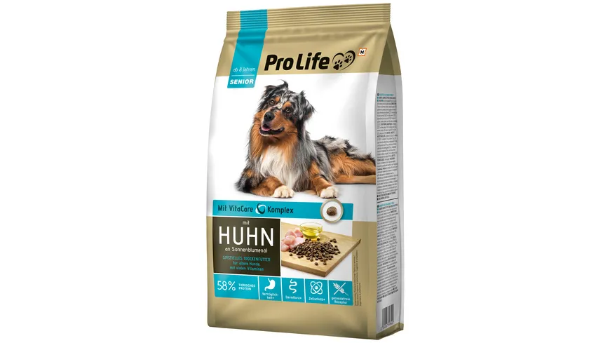 Pro Life Hundetrockenfutter mit Hühnchenfleisch 1 kg