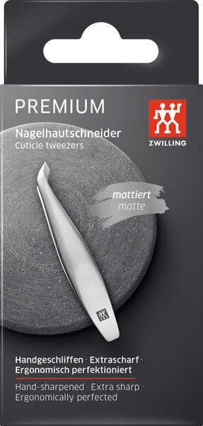 ZWILLING Beauty Premium Nagelhautschneider - silver Nagelhautentferner