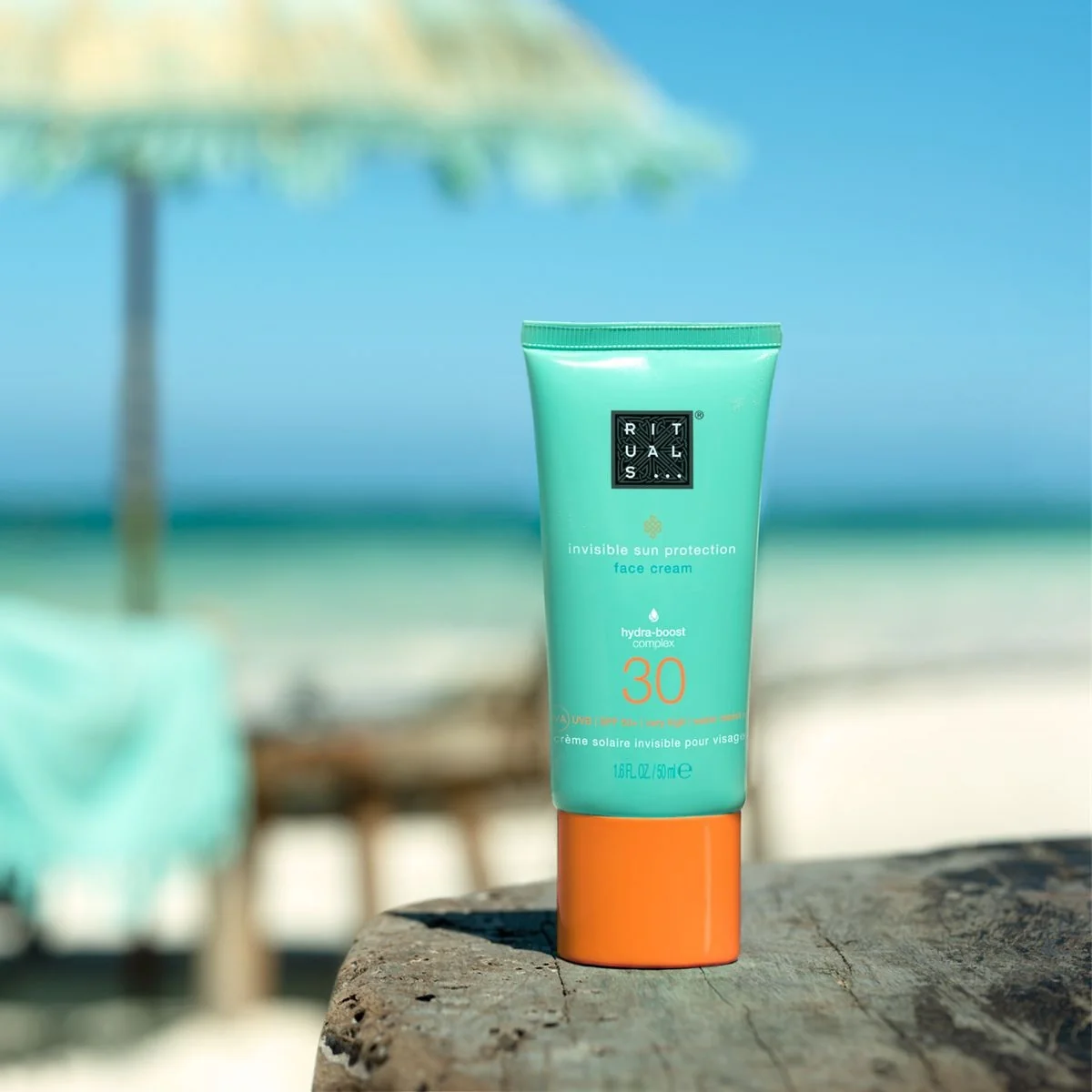 The Ritual of Karma Sun Protection Face Cream FPS 30 - Protetor solar facial de alta proteção.