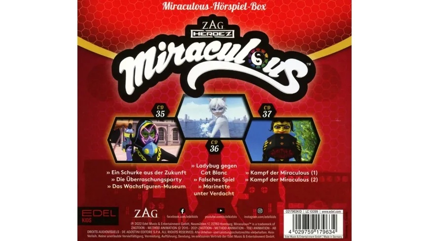 Hörspiel-Box-Folge 35-37 Miraculous