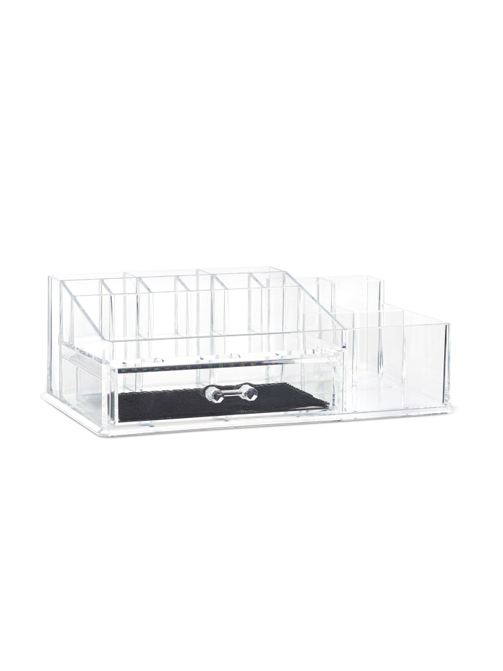 relaxdays Makeup Organizer in Transparent günstig kaufen onesize