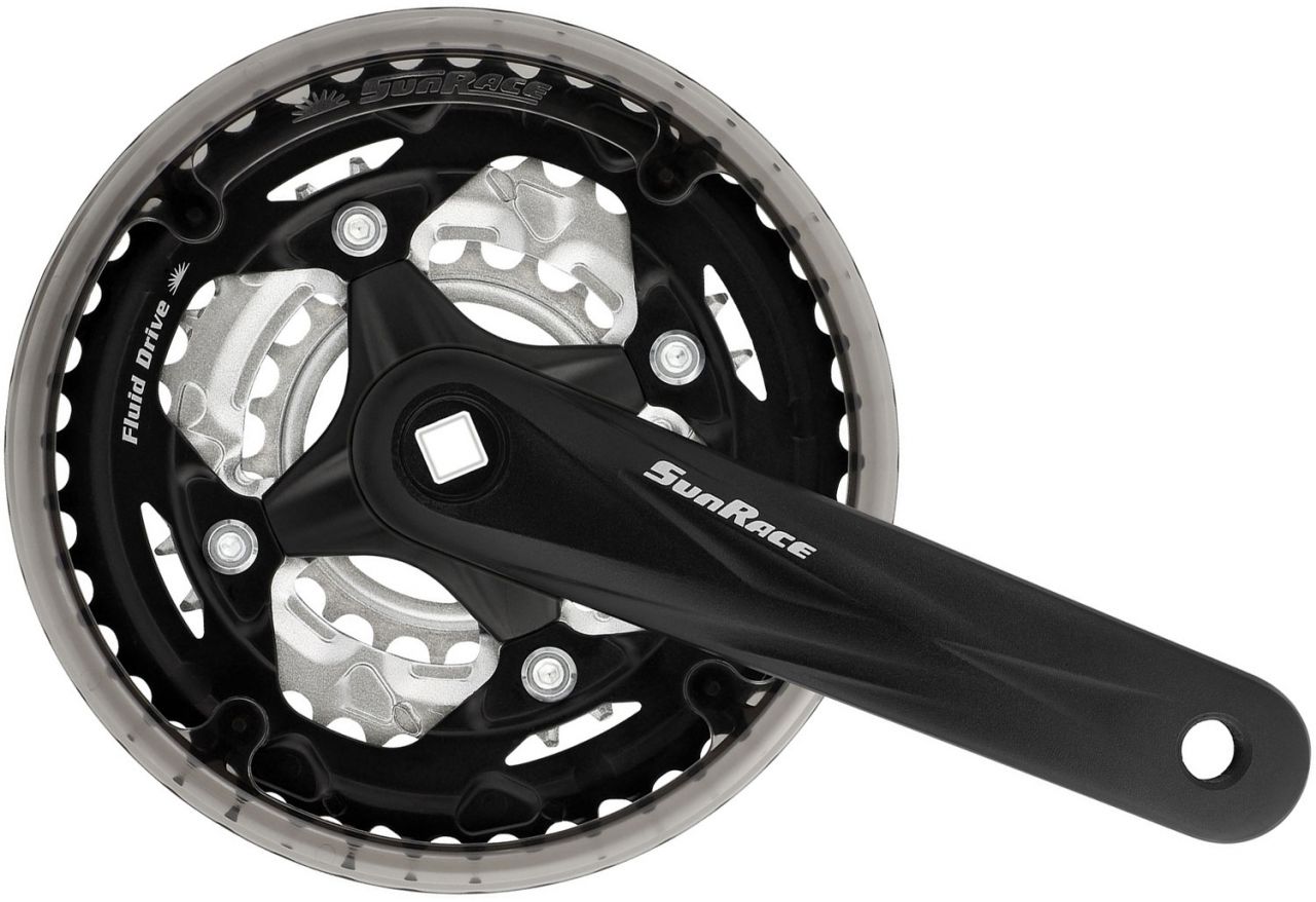 SunRace FCM600 7/8-fach Vierkant Kurbel 42/32/22 170mm kaufen | Bike-Discount