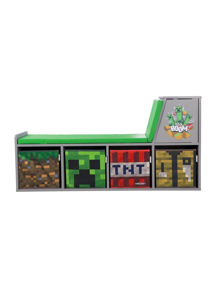 Minecraft MINECRAFT - Sitz- und Lesebank mit Regal günstig kaufen onesize