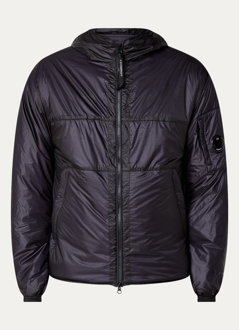 Jaqueta puffer CP Company Nada com bolsos com zíper