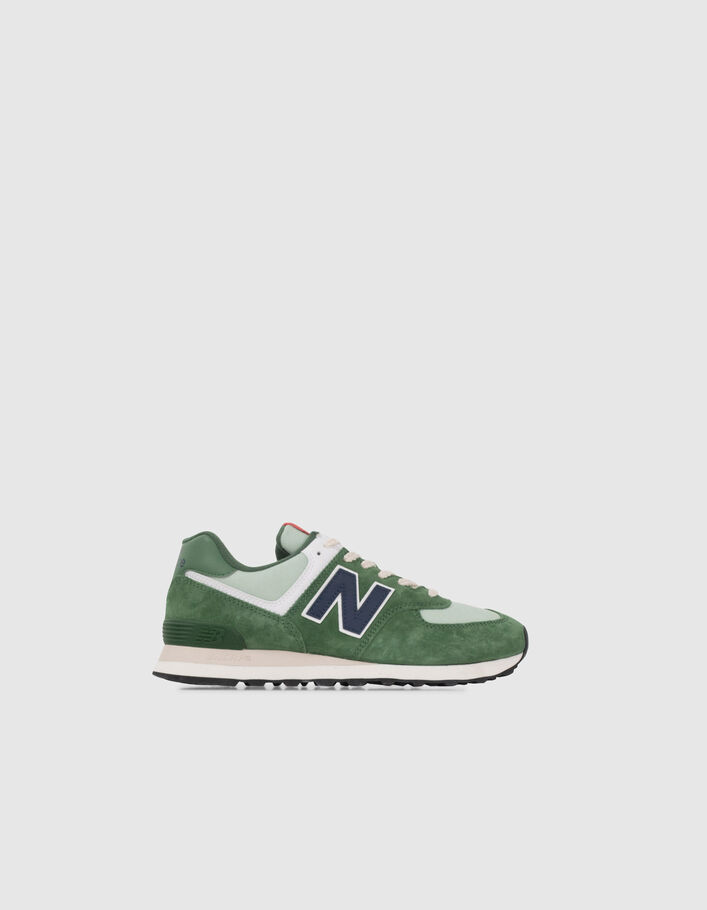 Sneakers basses vertes NEW BALANCE 574 Homme