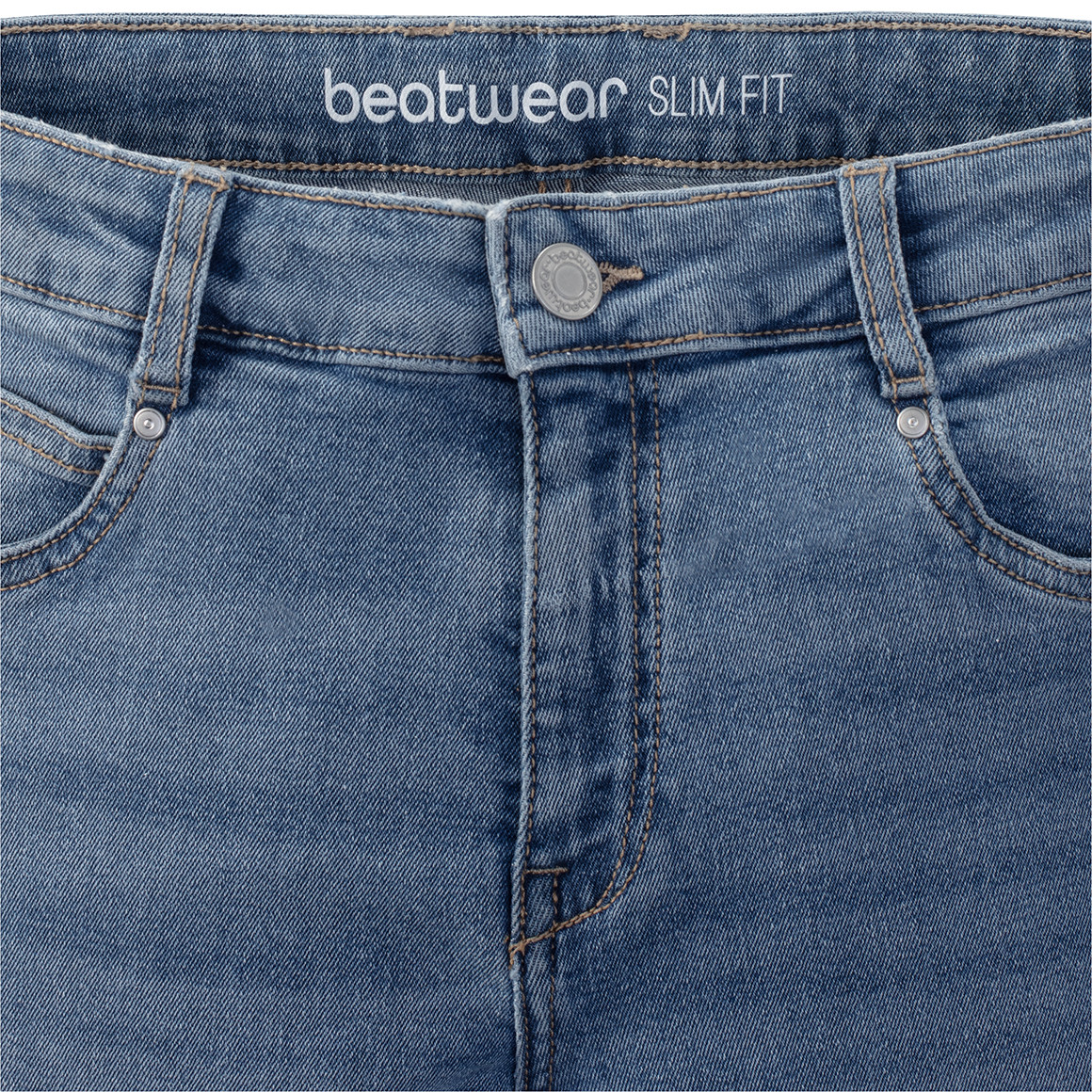Jungen Slim-Jeans mit Used-Waschung