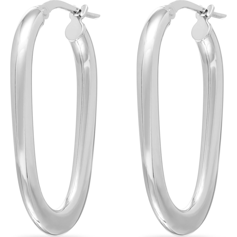 FAVS Créoles 925 Argent Boucles d'oreilles