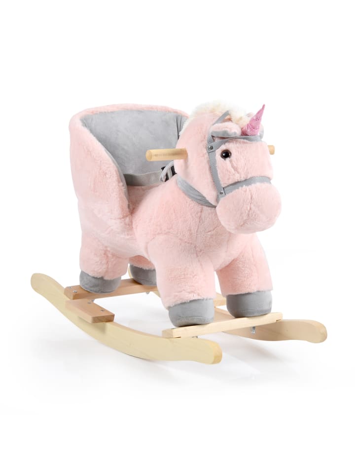 Moni Plüsch Schaukeltier Cookie WJ-6187 in rosa günstig kaufen onesize