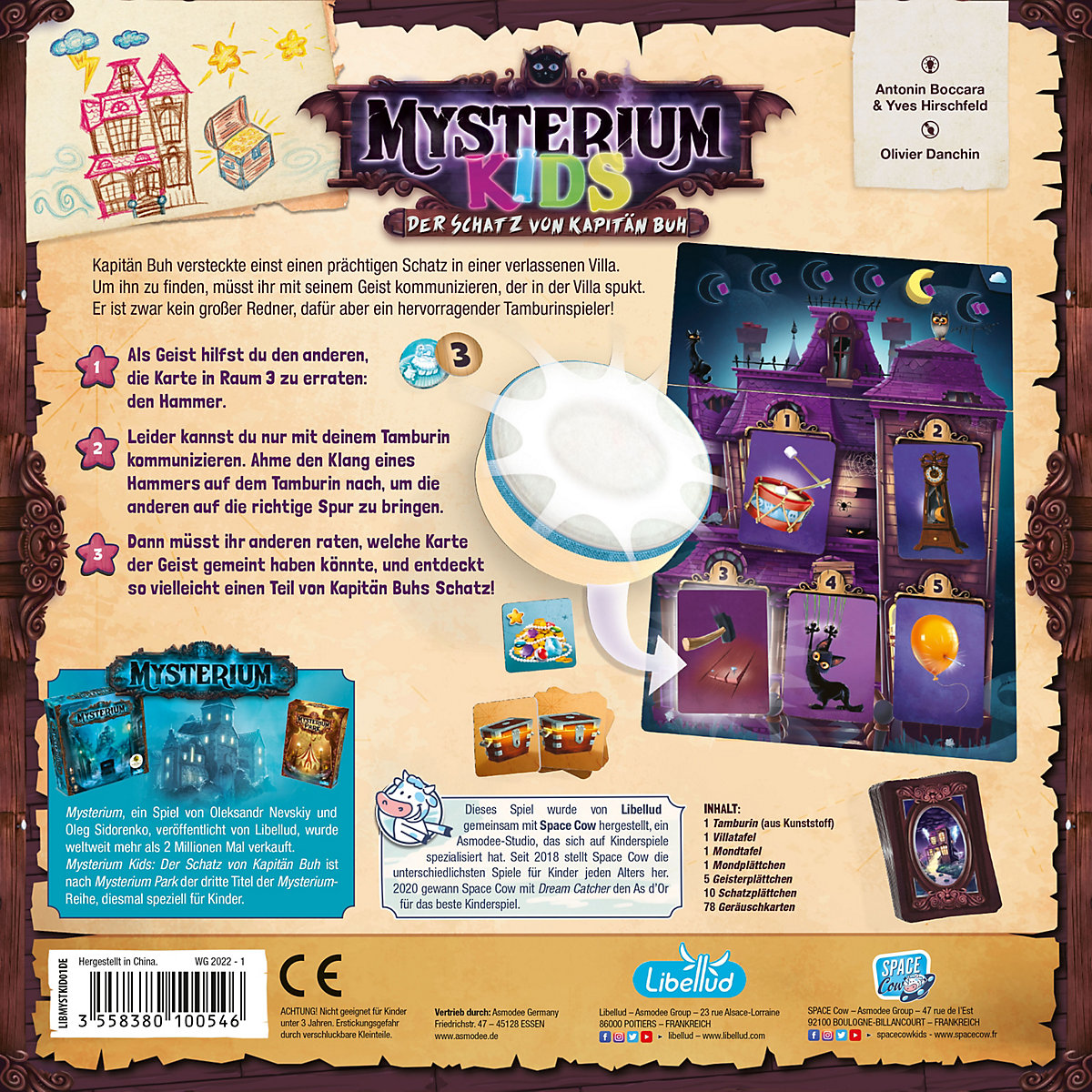 KINDERSPIEL DES JAHRES 2023 - Mysterium Kids Der Schatz von Kapitän Buh