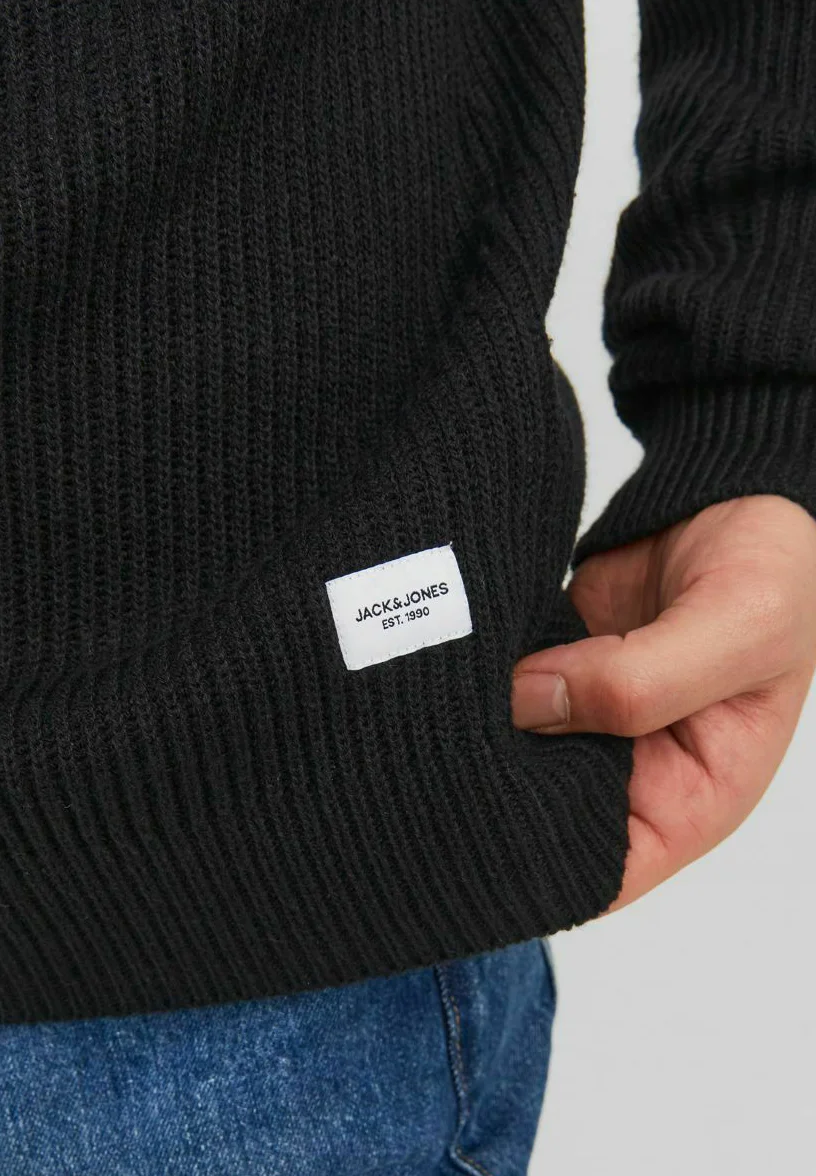 Suéter Jack & Jones con media cremallera y panel
