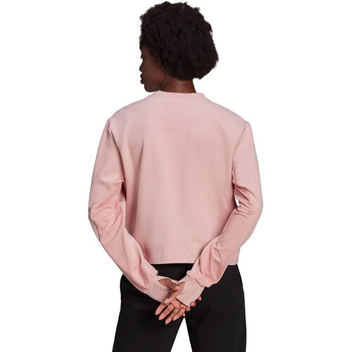 ADIDAS DAMEN AEROREADY DESIGNED TO MOVE COTTON-TOUCH SWEATSHIRT