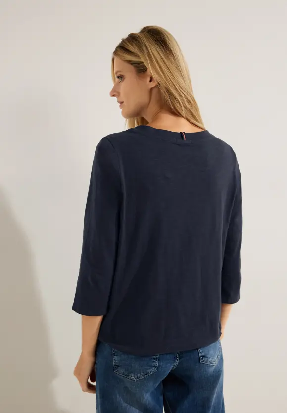 CECIL Shirt mit U-Bootausschnitt