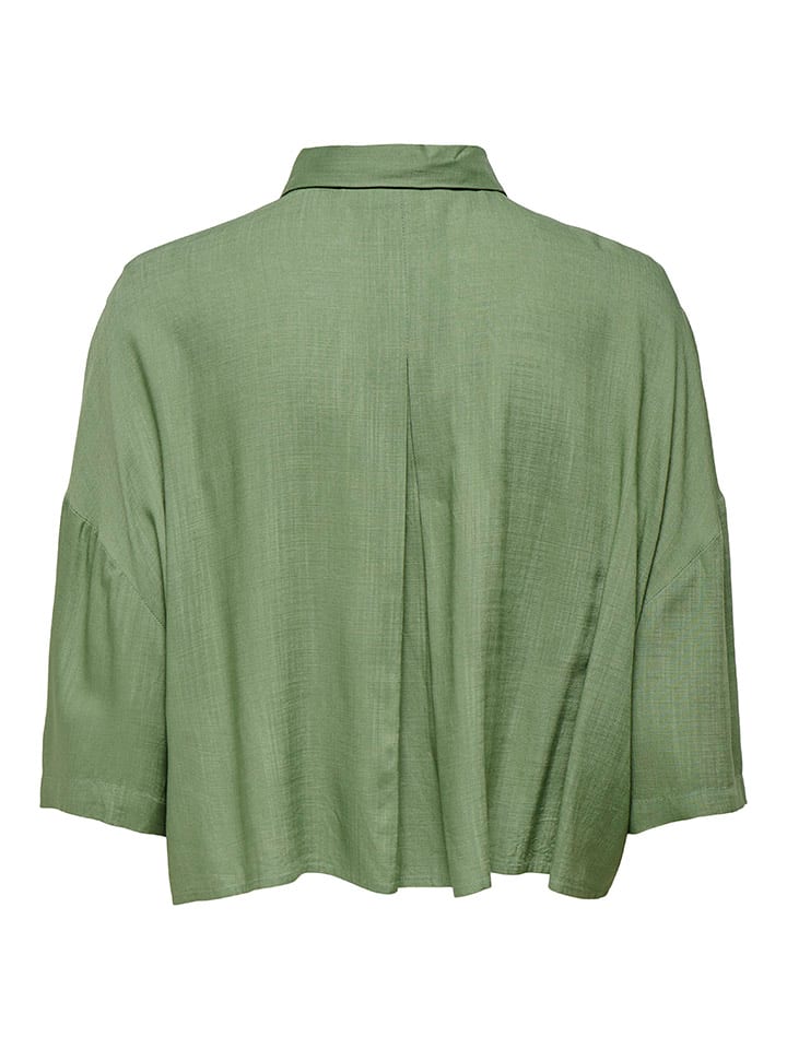 ONLY Bluse in Grün günstig kaufen