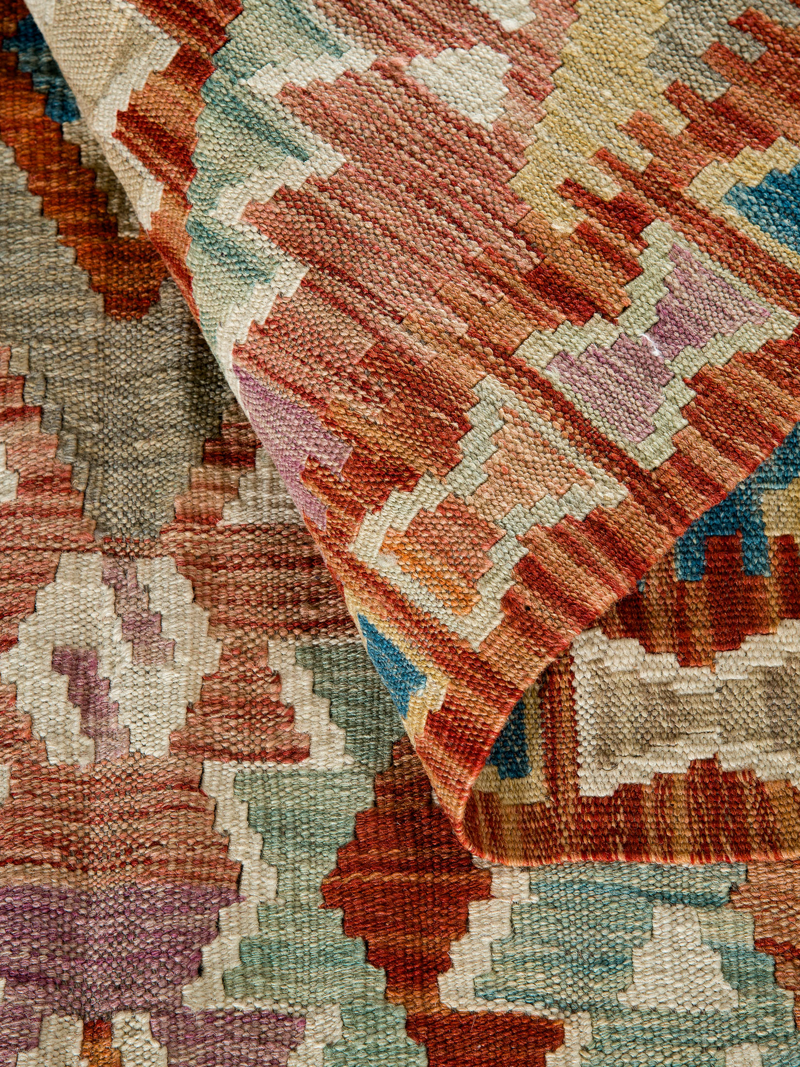 Afghan Kelim ca. 150 x 199 cm, Unikat / Einzelstück