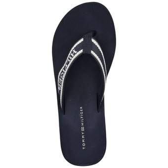 Tommy Hilfiger Wedge Beach Sandal in blau