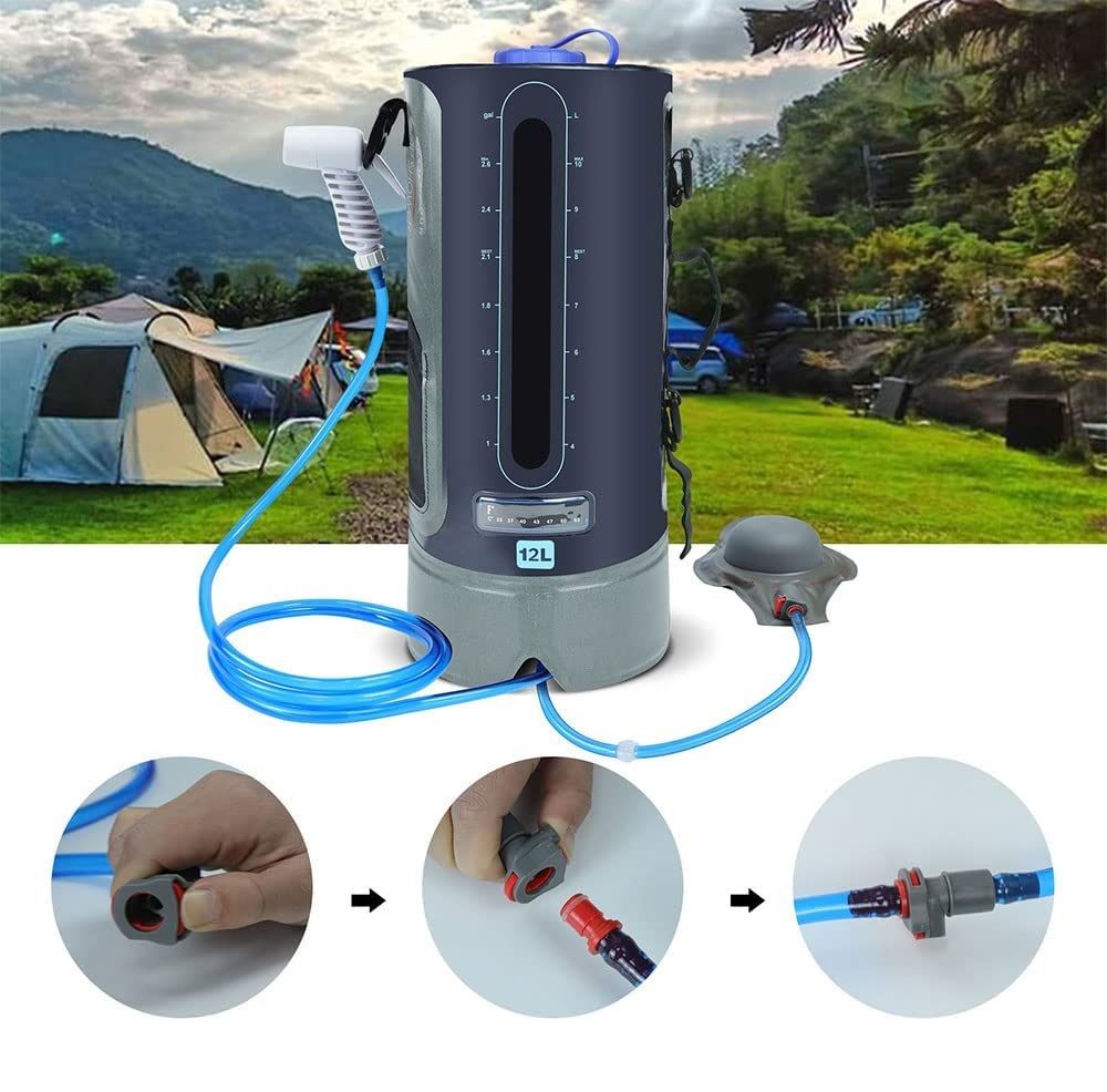 Campingwise 12 Liter solar Campingdusche