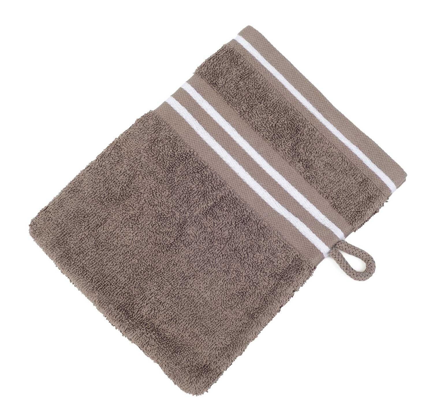 Waschhandschuh Waschhandschuh RIO, Braun, B 16 cm, L 21 cm