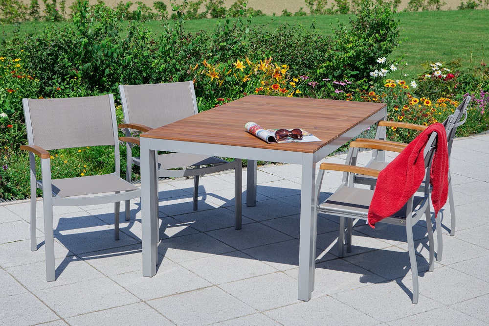 Merxx Naxos Set 5tlg. Tisch 150x90 cm