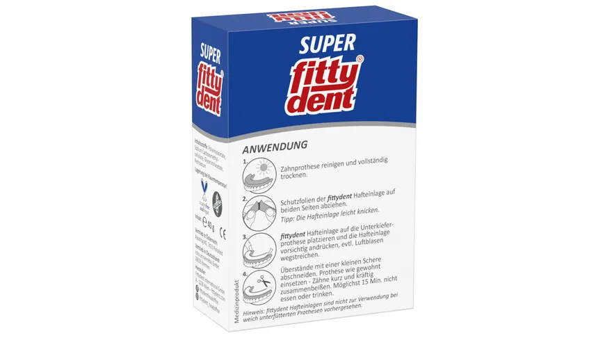 fittydent Hafteinlagen Comfort