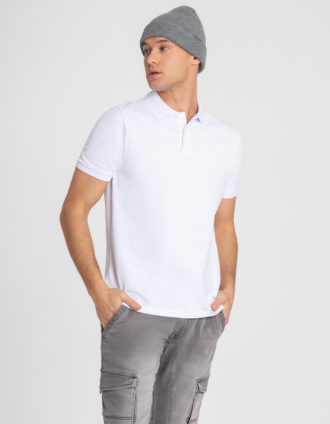 Poloshirt - einfarbig