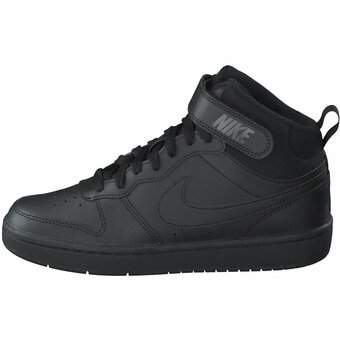 Nike Court Borough Mid 2 Sneaker in schwarz