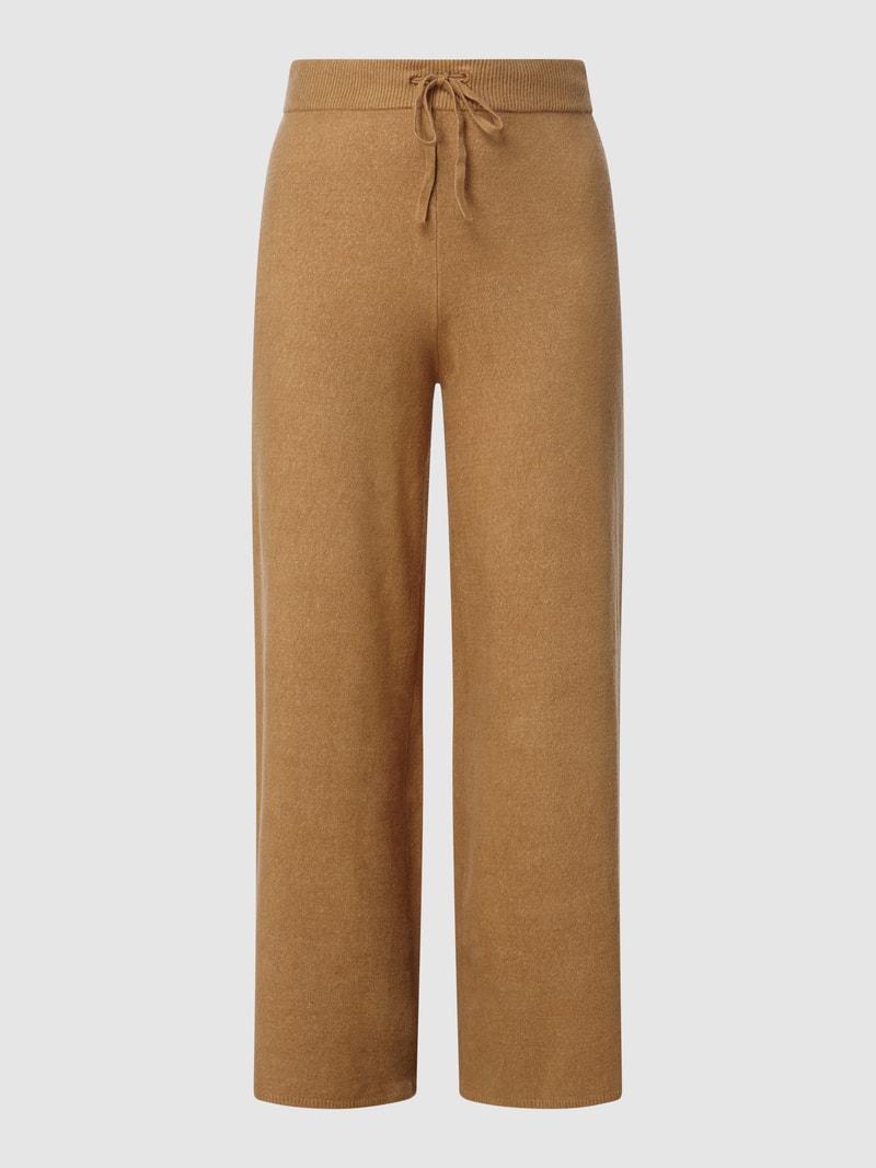 Strickhose mit Stretch-Anteil in beige