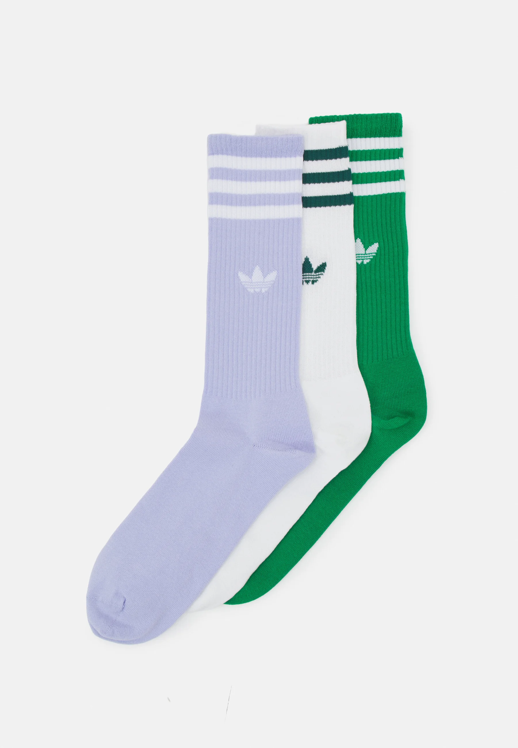 adidas Originals Calcetines altos unisex (paquete de 3)