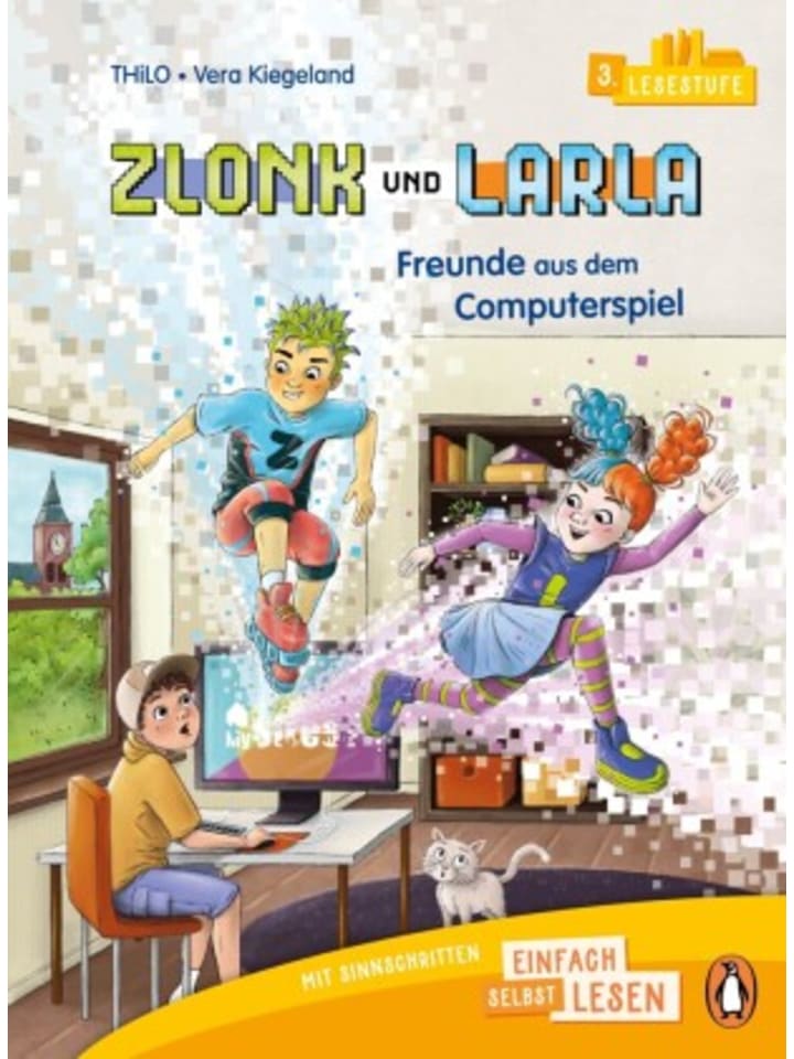 Penguin Junior Buch - Zlonk und Larla - Freunde aus dem Computerspiel günstig kaufen onesize