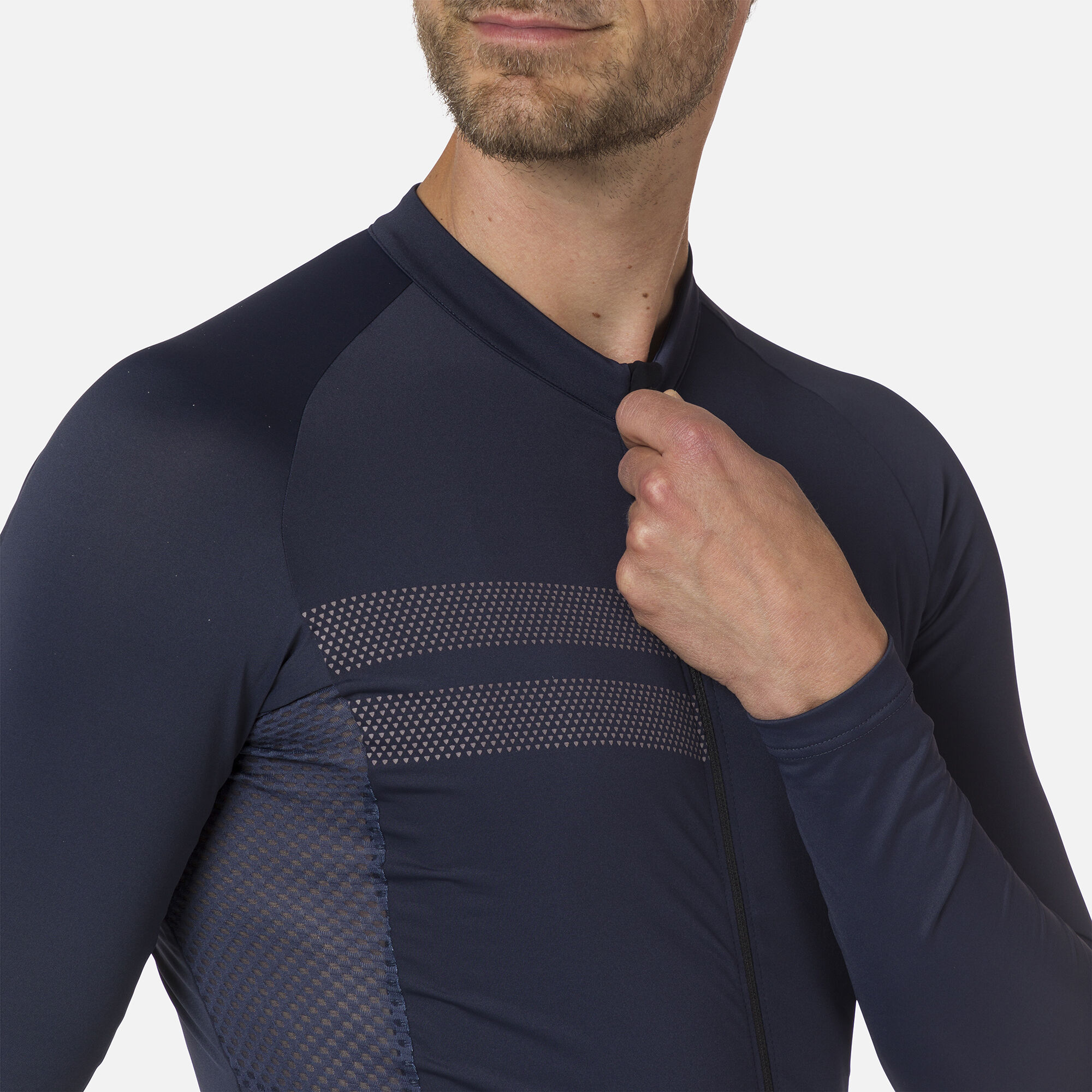 Maillot de vélo de route à manches longues pour homme