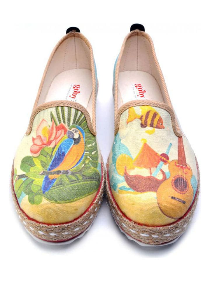 Goby Espadrilles in Bunt günstig kaufen