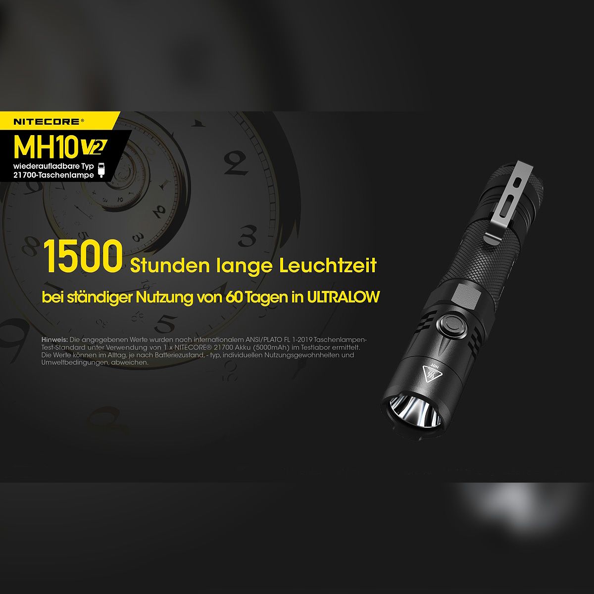 LED Taschenlampe MH10S