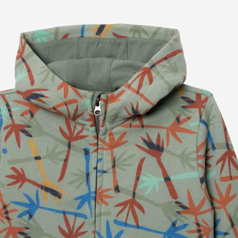 Cardigan garçon camo palmes vert Catimini