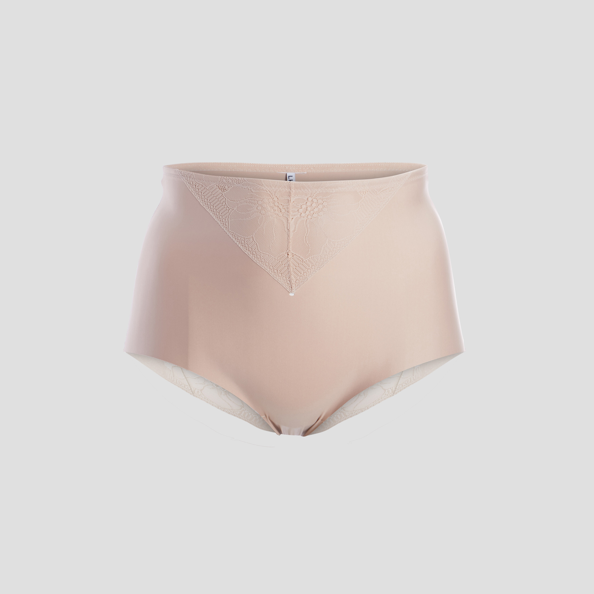Culotte gainante micro dentelle beige femme | La Halle